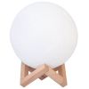 Moon Lamp 3D Printed Night Light 16 Colors Decorative Moon Light Touch Remote Control  4.72 in