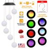 Solar Ball Wind Chime 7 Color Changing Wind Chime for Outside IPX4 Waterproof Outdoor Garden Yard Decor