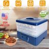 5-Tray Electric Food Dehydrator Multi-Tier Fruit Preserver Machine w/ Temperature Control Dryer For Beef Jerky Meat Fruit Dog Treats Herbs Vegetable