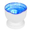 Ocean Wave LED Projection Night Light w/ Speaker Multicolor Projector Music Lamp