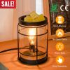 Electric Wax Melt Warmer Vintage Light Bulb Fragrance Candle Warmer for Rustic Office Home with Replacement Bulb