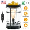 Electric Wax Melt Warmer Vintage Light Bulb Fragrance Candle Warmer for Rustic Office Home with Replacement Bulb