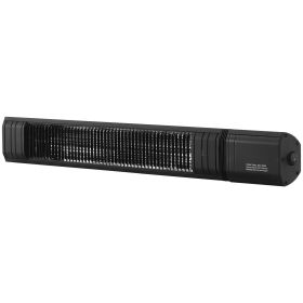 VEVOR Infrared Heater, 1500W Electric Space Infrared Carbon Heater with Remote Control & 9 Speeds & 24h Timer, for Porch, Patio, Dining Room, Stu