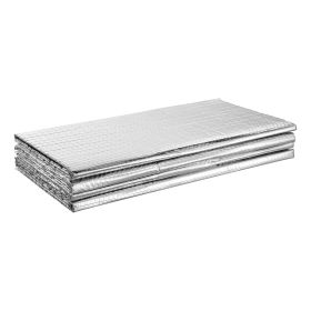 Double Reflective Insulation Sheet, 16PCS Double-Sided Aluminum Foil Radiant Barrier, 6mm 24inx4ft, Dual-Layer Air Bubble Heat Reflective Shield