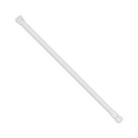 1Pc 150cm Tension Curtain Rod Spring Load Adjustable Curtain Pole Heavy-Duty Steel for Bathroom Wardrobe Kitchen Balcony