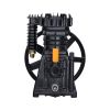 VEVOR Air Compressor Pump Head, 3HP 5.8CFM @ 90PSI, Twin Cylinder Oil Lubricated Air Compressor Piston Pump Head