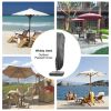 210D Waterproof Parasol Cover Fit 9-11 Feet Anti-UV Dustproof Patio Umbrella Protector Oxford for Garden Beach