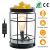 Electric Wax Melt Warmer Vintage Light Bulb Fragrance Candle Warmer for Rustic Office Home with Replacement Bulb