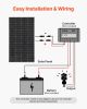 VEVOR 200W Monocrystalline Solar Panel, 23% High-Efficiency Mono PV Module with Stable MC4 Output & Aluminum Frame