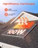 VEVOR 2PCS 100W Monocrystalline Solar Panels, 23% High-Efficiency Mono PV Module with Stable MC4 Output & Aluminum Frame