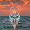 Diamond Dream Catchers Kit, Hanging Diamond Art, DIY Kit for Home Wall & Window Decor, Handmade Craft for Room Decoration (Waves)