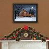 Trendy Decor 4U Night Before Christmas Black Framed Wall Art for Living Room, Bedroom Wall Art Print for Home Decor by Billy Jacobs