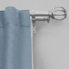 5/8" 3/4" Metal Cage Double Curtain Rod 30-84" Satin Nickel