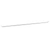 Curtain Rail White and Silver Aluminum, plastic