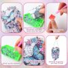 2 Pcs Dream Catcher Diamond Art Painting Kits for Adults DIY Purple Butterfly Suncatcher Hanging Diamond Hanging for Home Window Door Decor