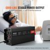 VEVOR Pure Sine Wave Inverter, 3000 Watt, DC 12V to AC 120V Power Inverter with 2 AC Outlets 2 USB Port 1 Type-C Port