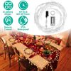 Lighted Birch Garland 7.87FT Lighted Twig Vine Lights 144LED Birch Garland with Lights String Light with Timer 8 Modes IP45 Waterproof for Christmas F