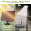 Solar Lights 1000lm Wall Lights Solar Flood Lights w/ Light Sensitivity 120° Motion Sensor IP65 Waterproof 180°Illumination Lamps for Garage Garden Fr