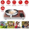 3500W Electric Single Ceramic Stove Electric Cooktop Hot Plate Infrared Countertop Burner with 12 Power & Temperature Levels 0-3H Timer Portable Handl
