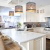 Crystal Pendant Lampshade Modern Chandelier Style Height Adjustable Ceiling Light Shade