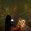 Kids Universe Projector Lamp Cordless Battery-Powered LED Night Light Colorful Decoration Holiday Lights