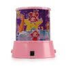 Kids Constellation Projector Lamp Cordless Battery-Powered LED Night Light Colorful Decoration Holiday Lights
