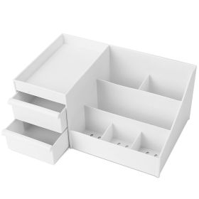 Makeup Organizer Cosmetics Storage Box Countertop Display Case Lipstick Skincare Brush Holder (Option: XL)