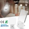 LED Night Light Dusk To Dawn Sensor Lamps Plug-in Light for Hallway Kitchen Bathroom