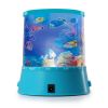 Kids Underwater World Projector Lamp Cordless Battery-Powered LED Night Light Colorful Decoration Holiday Lights