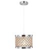 Crystal Pendant Lampshade Modern Chandelier Style Height Adjustable Ceiling Light Shade