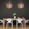 Crystal Pendant Lampshade Modern Chandelier Style Height Adjustable Ceiling Light Shade