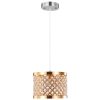 Crystal Pendant Lampshade Modern Chandelier Style Height Adjustable Ceiling Light Shade