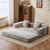 Floor Couch,Compression Sofa,Convertible Floor Sofa Bed-with Pillow Back Support Armrest,Comfy Futon Couch Lounge Sleeper Bed,Corduroy Fabric