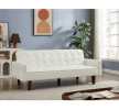 PU Leather Sofa Furniture Adjustable backrest Easily Assembles Loveseat