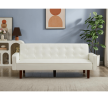 PU Leather Sofa Furniture Adjustable backrest Easily Assembles Loveseat