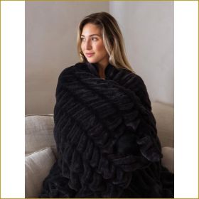 The Dreamer Blanket | For Stress & Anxiety | air conditioning quilt  Sofa Blankets Small Blankets Lunch Blankets Cozy And Warm Blanket Lightweigh (Color: Black)