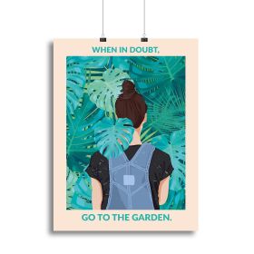 In Doubt Standard Wall Art Canvas Print or Poster (Type: Standard Framed Canvas Print, size: 40" x 26" / 100cm x 65cm approx)