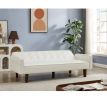 PU Leather Sofa Furniture Adjustable backrest Easily Assembles Loveseat