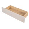 Upholstered daybed with Two Drawers;  Wood Slat Support;  Gray;  Full Size