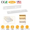 2Pack Rechargeable Cabinet Light Motion Sensor Light Cordless LED Closet Lamp 3 Colors Dimmable Light for Kitchen Cabinet